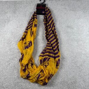 ZooZatz UNI Panthers Infinity Scarf Purple Gold NCAA Gameday Northern Iowa New